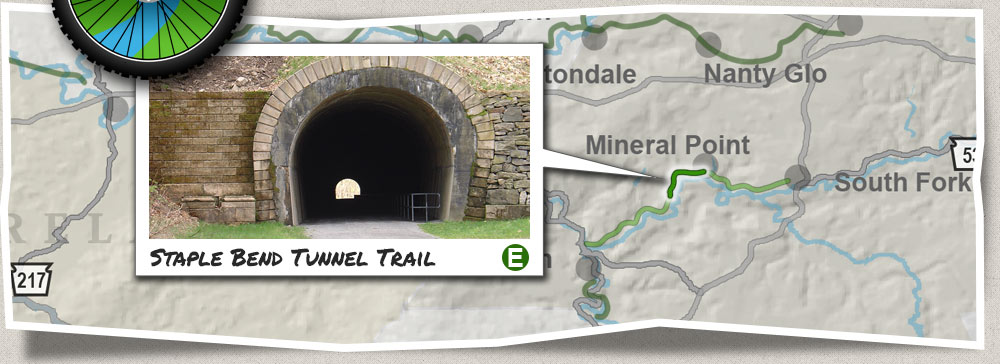 Staple Bend Tunnel Trail in Johstown PA