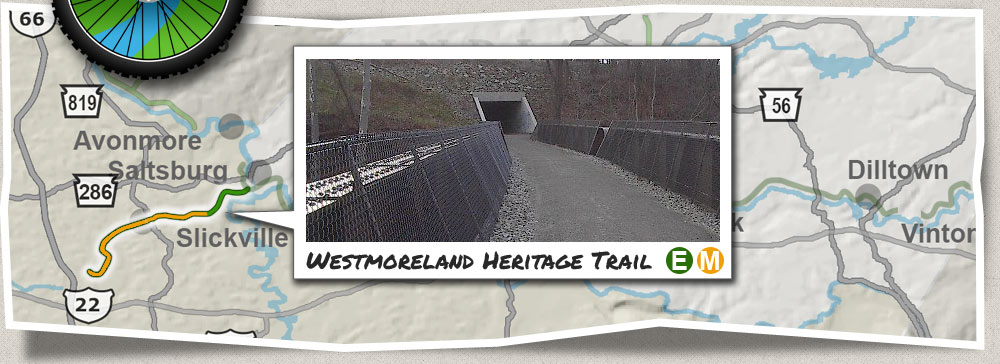 Westmoreland Heritage Trail- Hiking Trail, Bike Trail Westmoreland County
